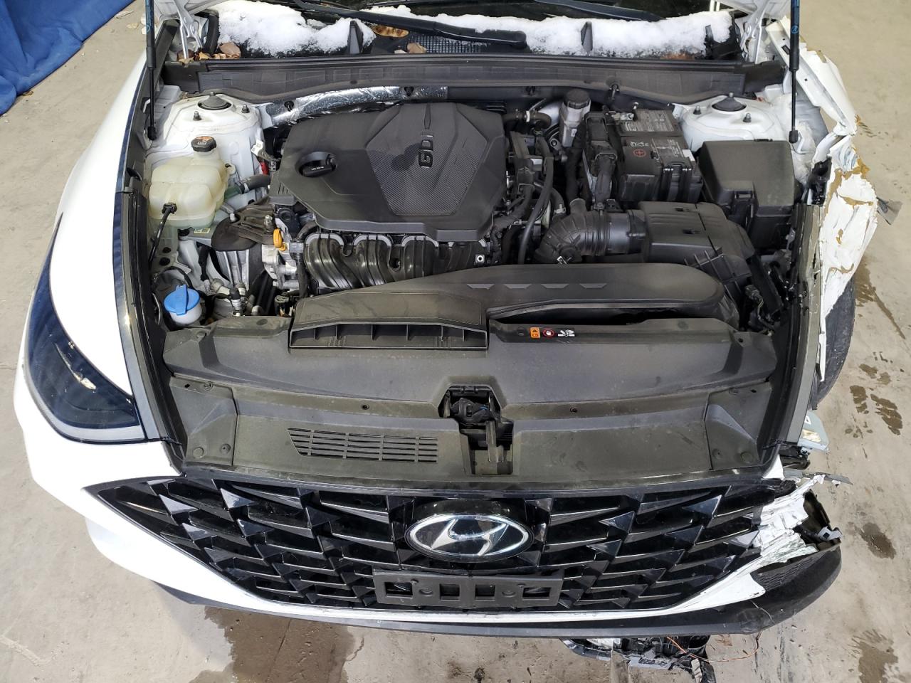 2021 Hyundai Sonata VIN 5NPEF4JA5MH086417 Copart auction photo, all over damage thumbnail 11