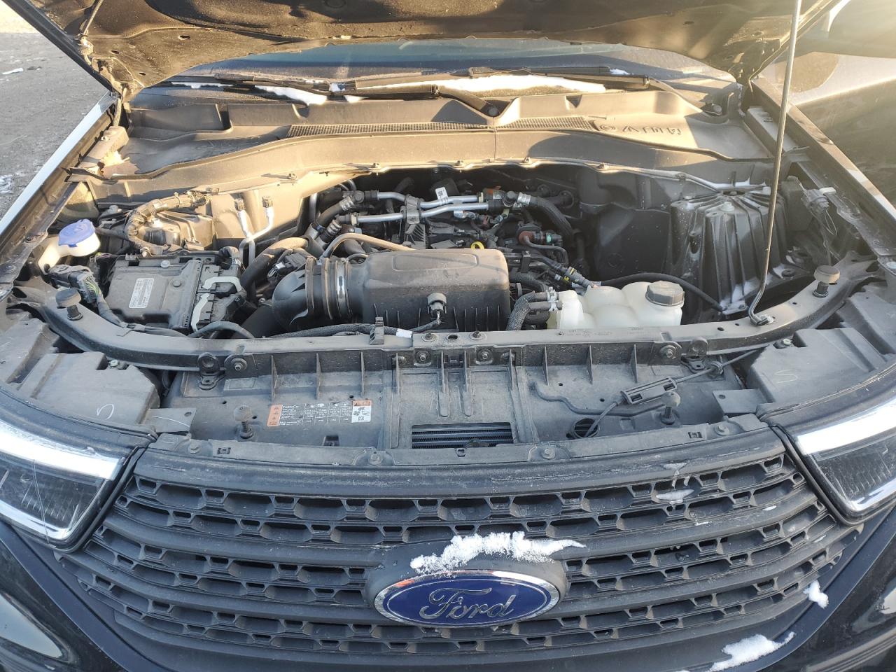2022 Ford Explorer VIN 1FMSK8BH1NGB50049 Copart auction photo, rear end damage thumbnail 12