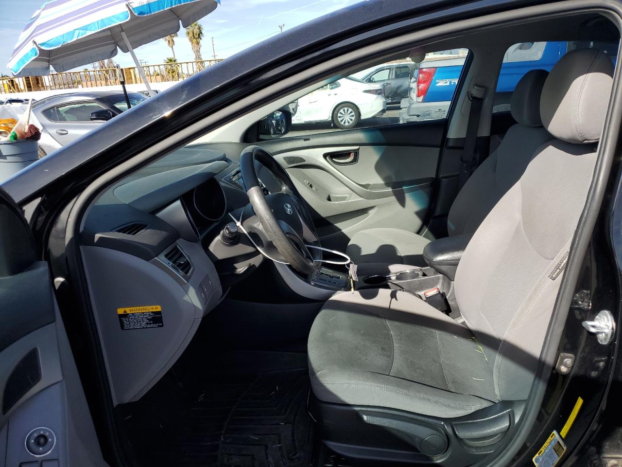 2013 Hyundai Elantra VIN KMHDH4AE1DU724978 Copart auction photo, front end damage thumbnail 7