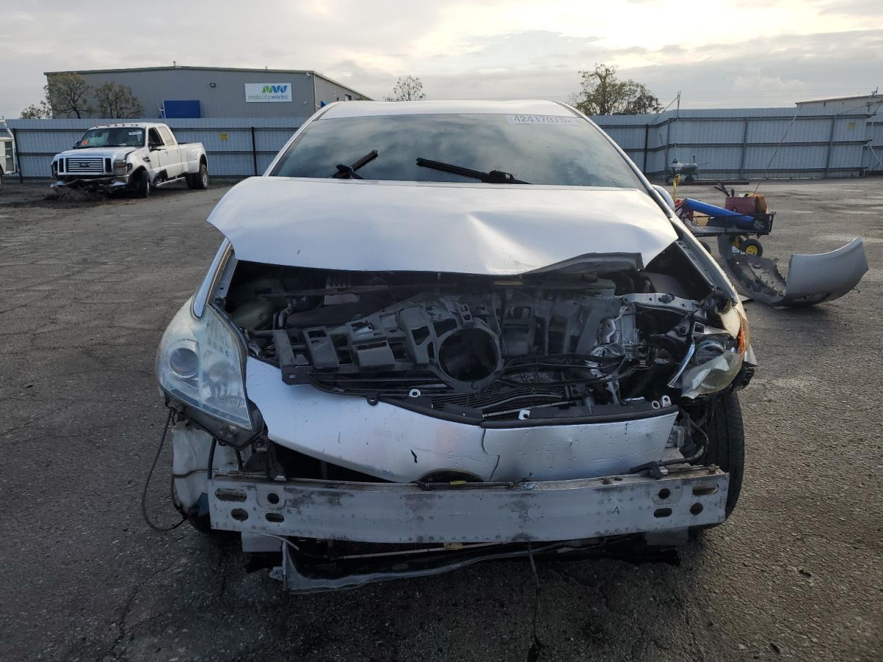 2010 Toyota Prius VIN JTDKN3DU8A0208878 Copart auction photo, front end / side damage thumbnail 5