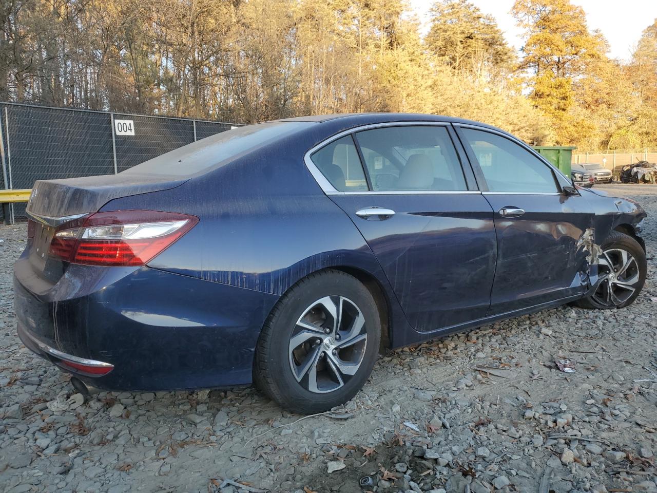 2017 Honda Accord VIN 1HGCR2F38HA066769 Copart auction photo, front end / undercarriage damage thumbnail 3