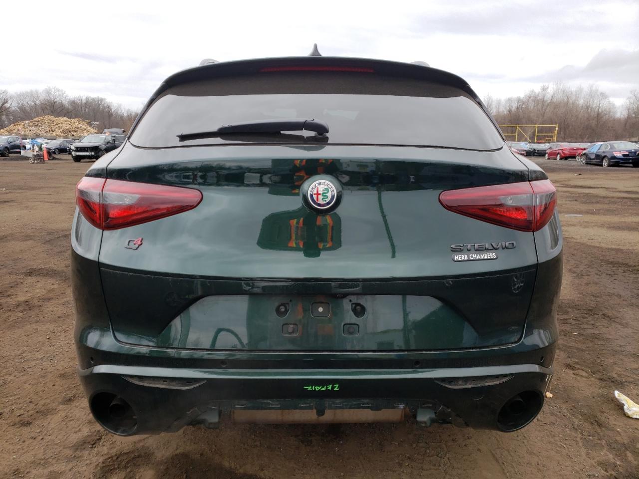 2020 Alfa Romeo Stelvio VIN ZASPAKBN2L7C95217 Copart auction photo, rear end / minor dent/scratches damage thumbnail 6