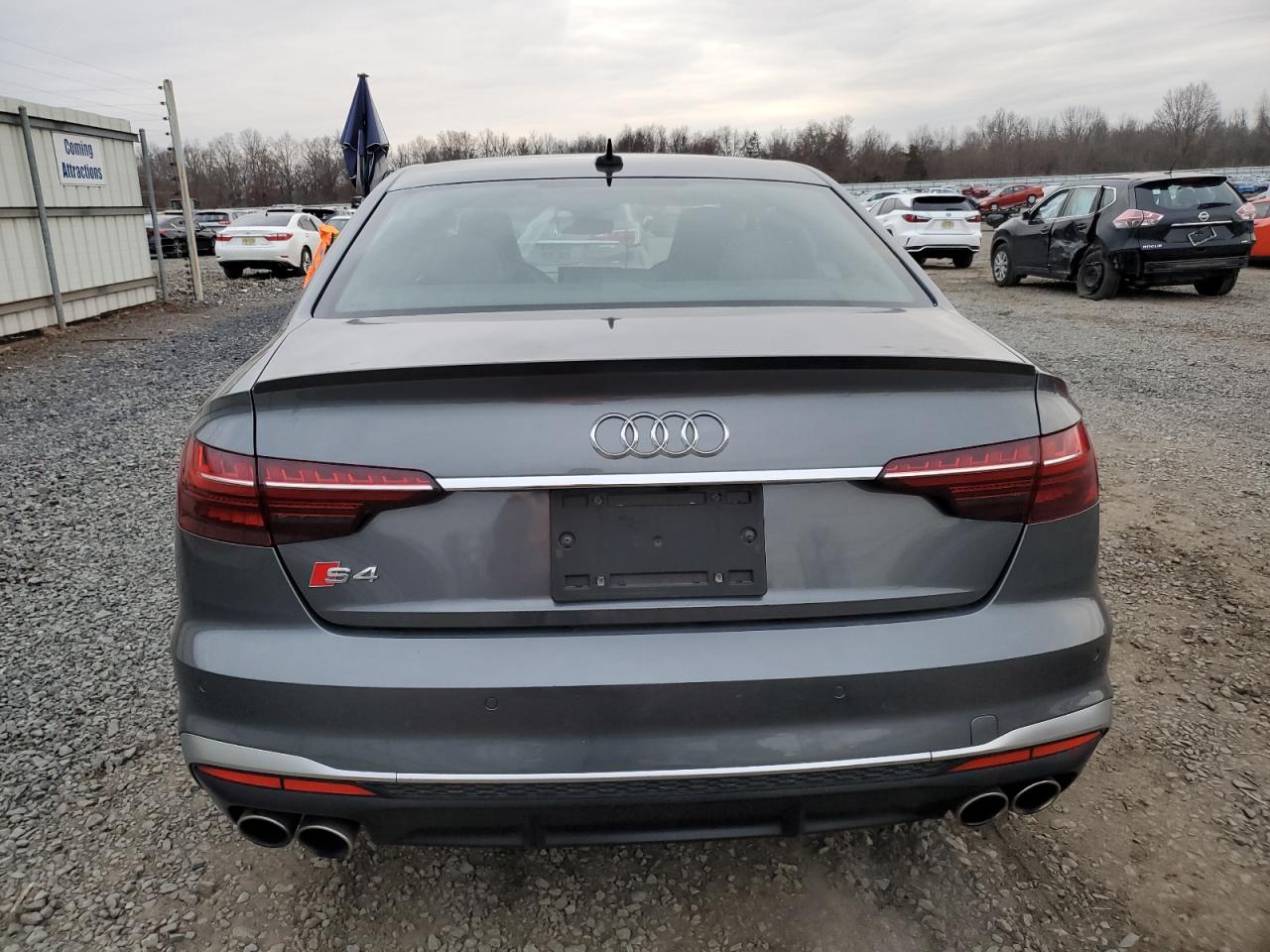 2021 Audi RS4 VIN WAUB4AF44MA086357 Copart auction photo, side damage thumbnail 6
