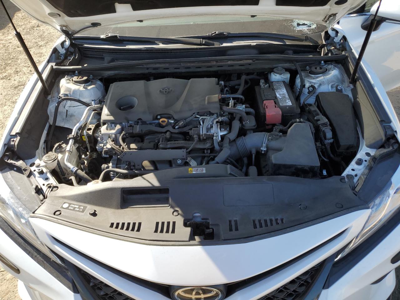 2020 Toyota Camry VIN 4T1K61AK8LU384891 Copart auction photo, vandalism damage thumbnail 11