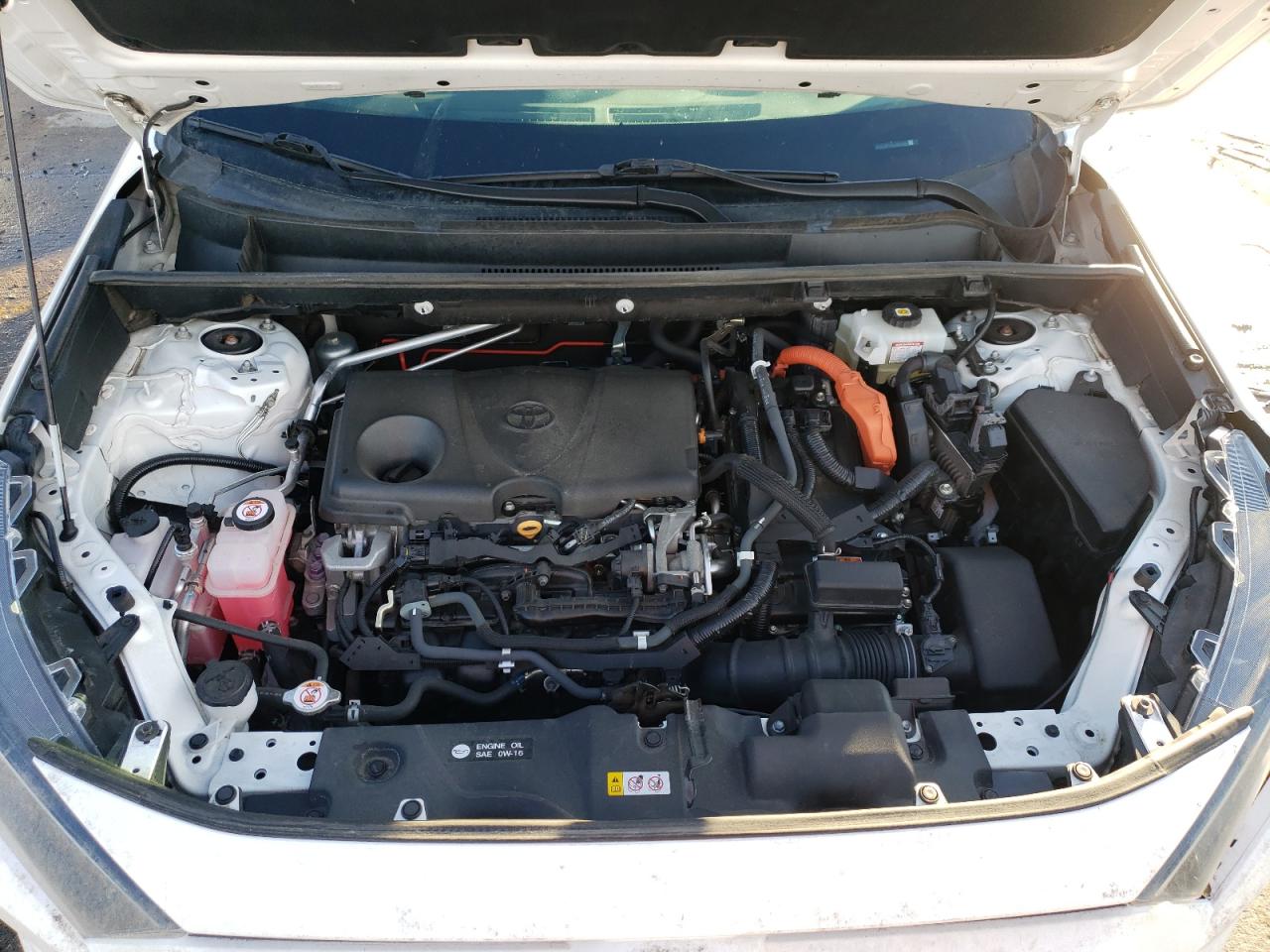 2020 Toyota RAV 4 VIN 4T3L6RFV0LU004486 Copart auction photo, front end / side damage thumbnail 14