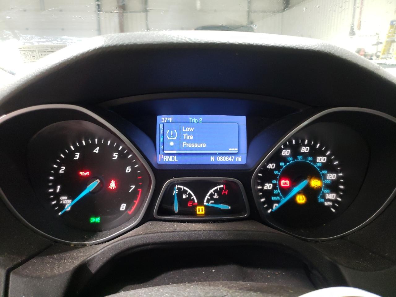 2014 Ford Focus VIN 1FADP3K2XEL232257 Copart auction photo, front end / rear end damage thumbnail 9