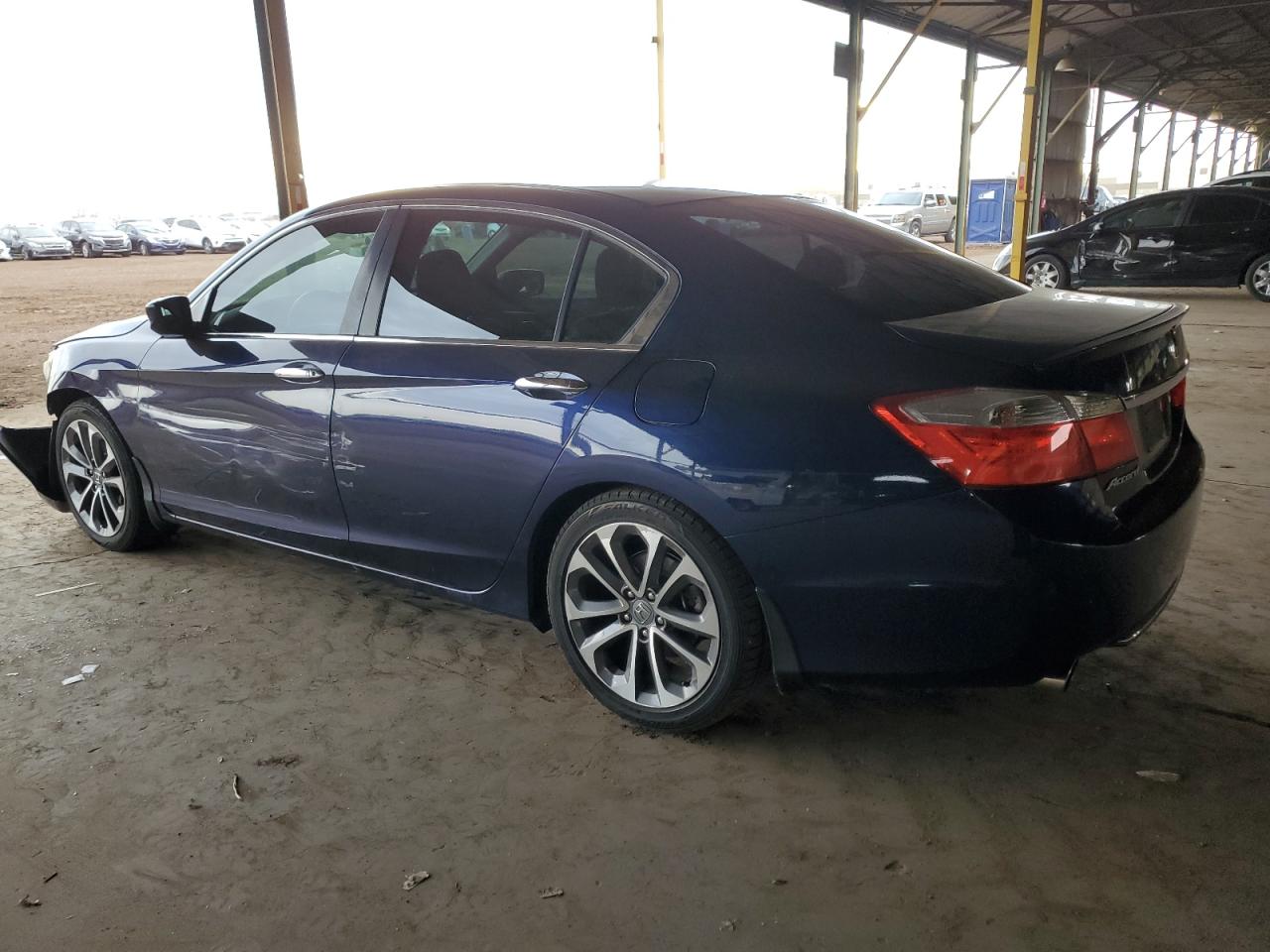 2014 Honda Accord VIN 1HGCR2F5XEA023371 Copart auction photo, front end / side damage thumbnail 2