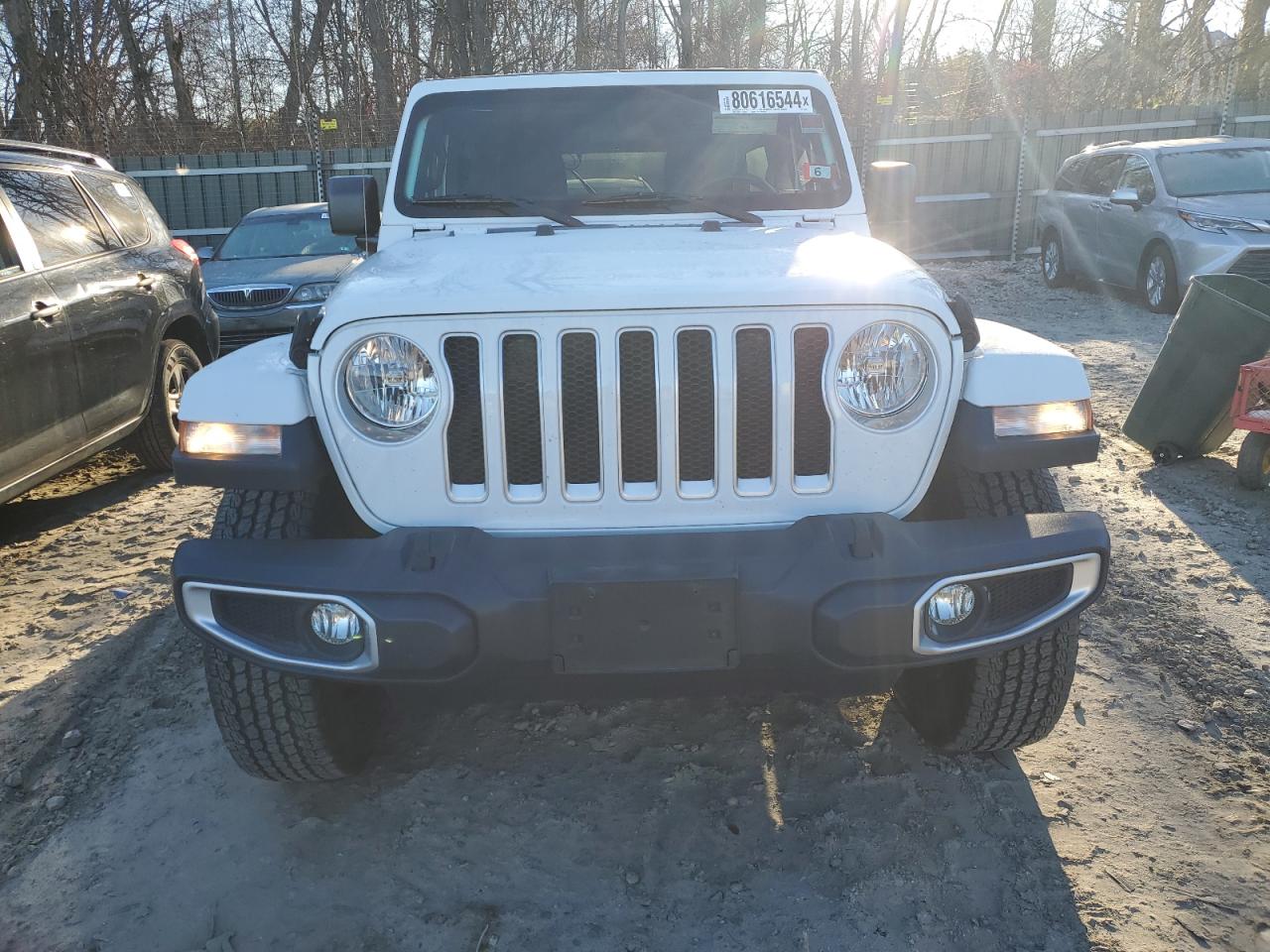 2018 Jeep Wrangler VIN 1C4HJXEG7JW115577 Copart auction photo, rear end / minor dent/scratches damage thumbnail 5
