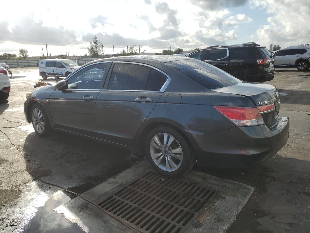 2012 Honda Accord VIN 1HGCP2F66CA074510 Copart auction photo, rear end / damage history damage thumbnail 2