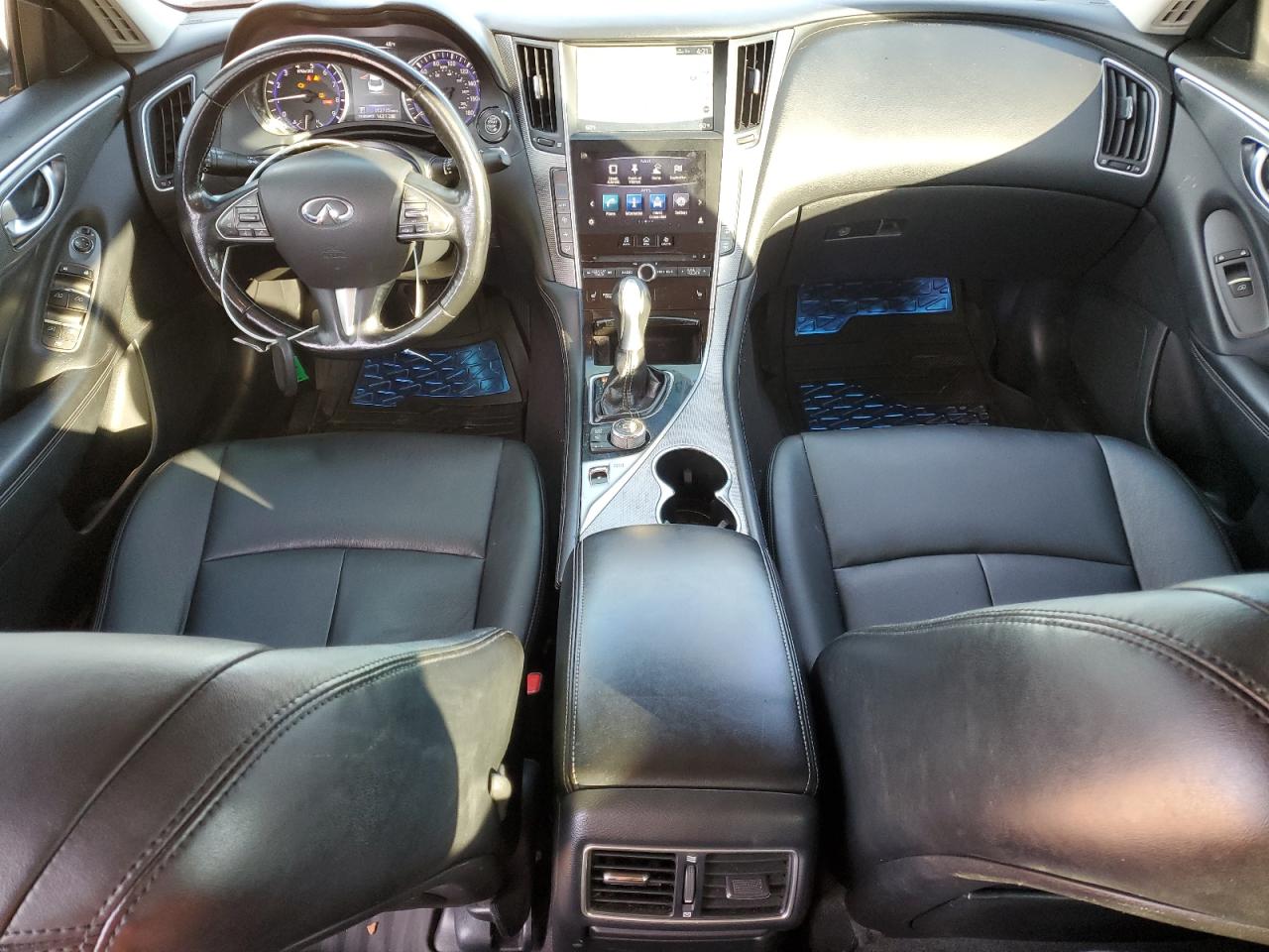 2014 Infiniti Q50 VIN JN1BV7AR9EM700294 Copart auction photo, all over / damage history damage thumbnail 8
