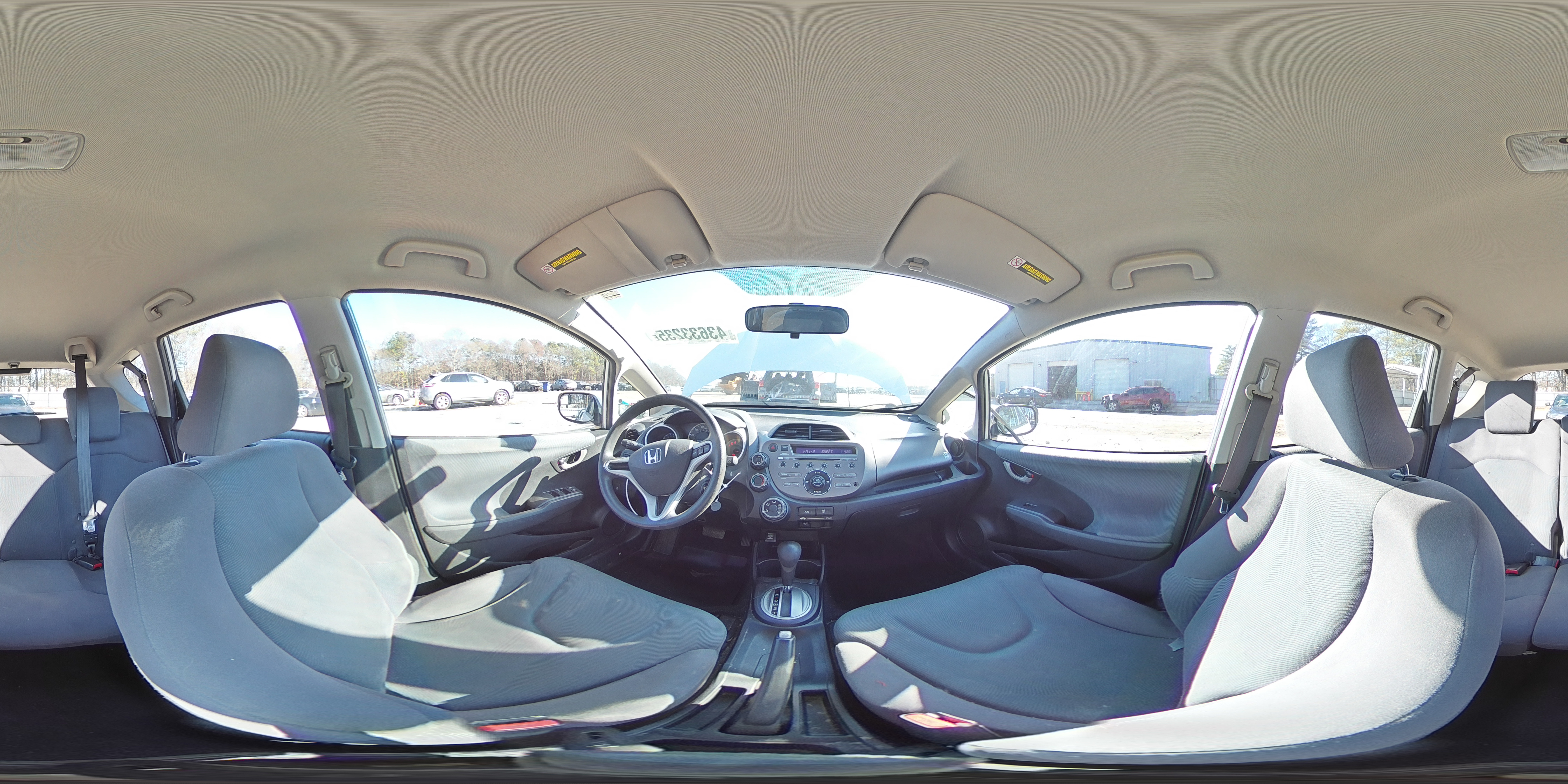 2012 Honda Fit VIN JHMGE8H30CC023809 Copart auction photo, rear end damage thumbnail 14