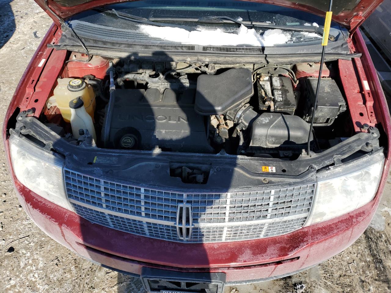 2008 Lincoln MKX VIN 2LMDU88C28BJ09220 Copart auction photo, rear end damage thumbnail 12