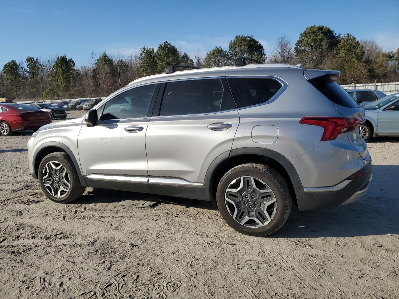2022 Hyundai Santa Fe VIN 5NMS4DAL9NH373123 Copart auction photo, rear end / minor dent/scratches damage thumbnail 2