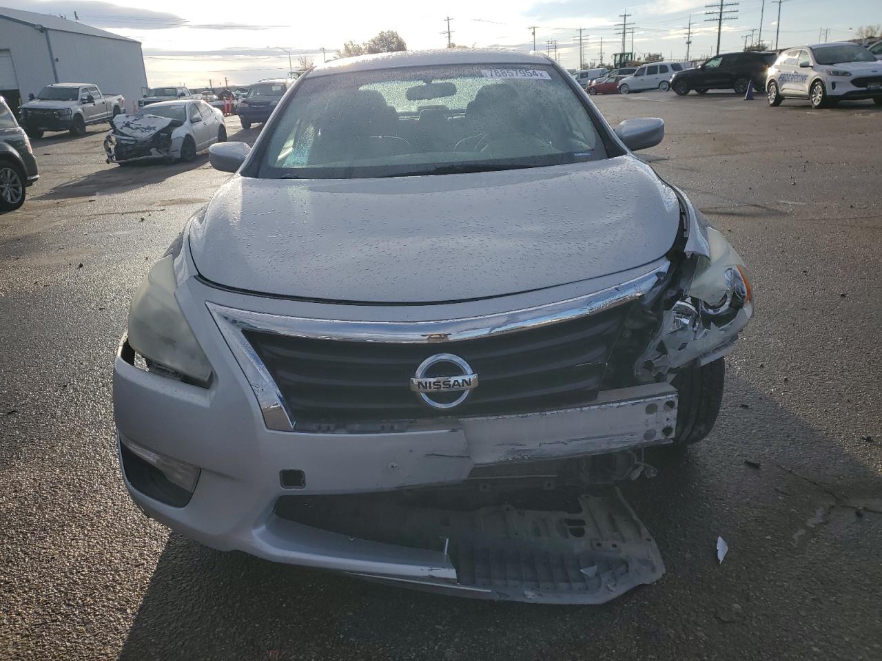 2014 Nissan Altima VIN 1N4AL3AP9EN249616 Copart auction photo, front end / undercarriage damage thumbnail 5