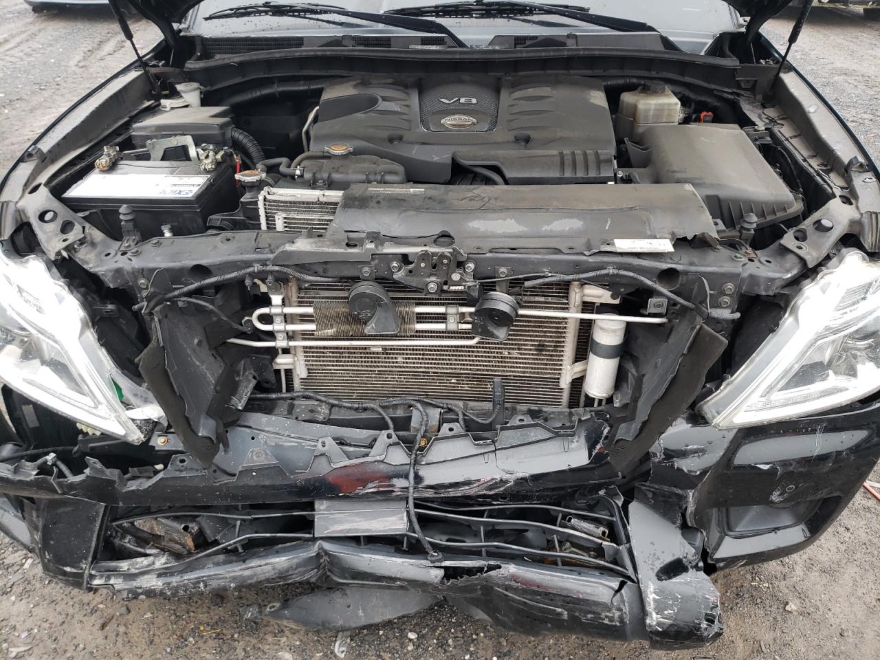 2019 Nissan Armada VIN JN8AY2NC8K9581925 Copart auction photo, front end damage thumbnail 12
