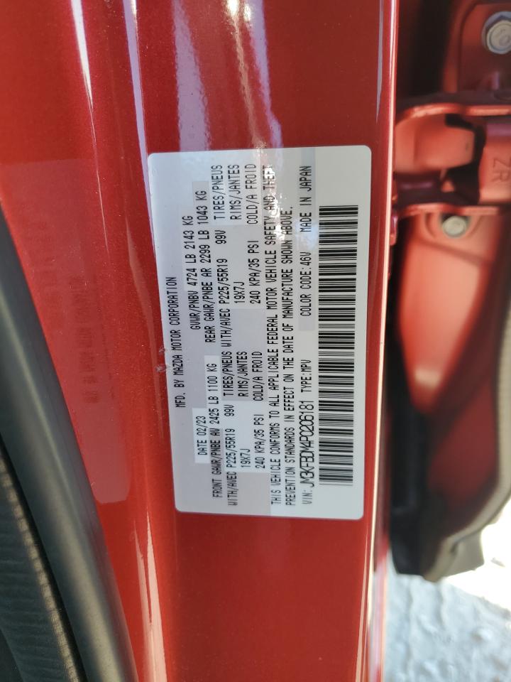 2023 Mazda CX-5 VIN JM3KFBDM4P0206181 Copart auction photo, front end damage thumbnail 15