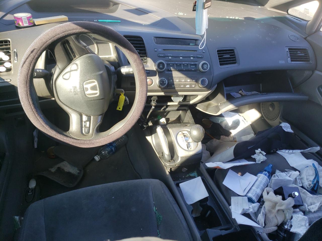 2008 Honda Civic VIN 2HGFA16538H518452 Copart auction photo, front end / side damage thumbnail 8