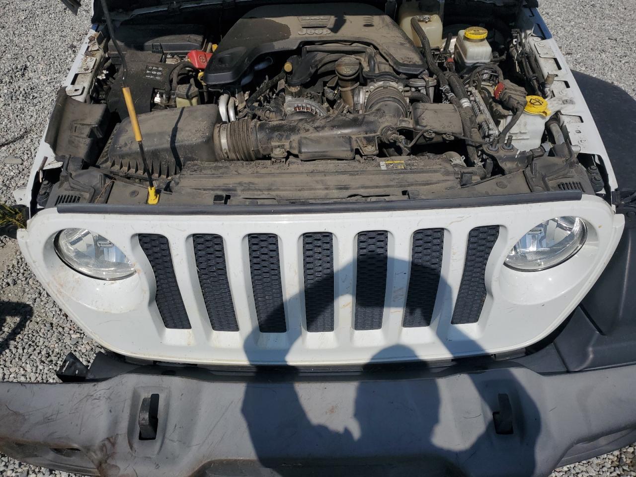 2018 Jeep Wrangler VIN 1C4HJXDG9JW171831 Copart auction photo, all over damage thumbnail 14