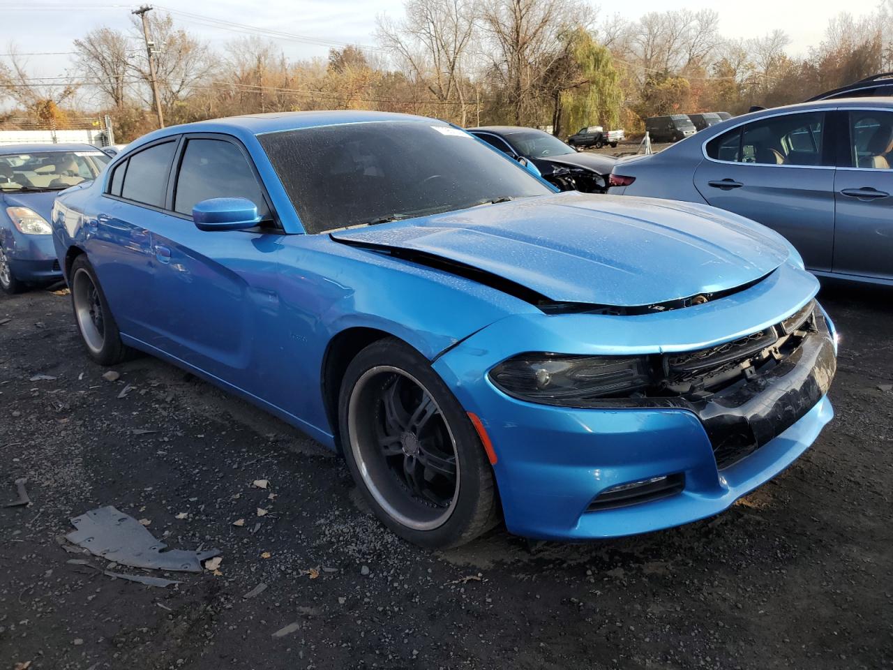 2015 Dodge Charger VIN 2C3CDXCTXFH844202 Copart auction photo, front end / minor dent/scratches damage thumbnail 4