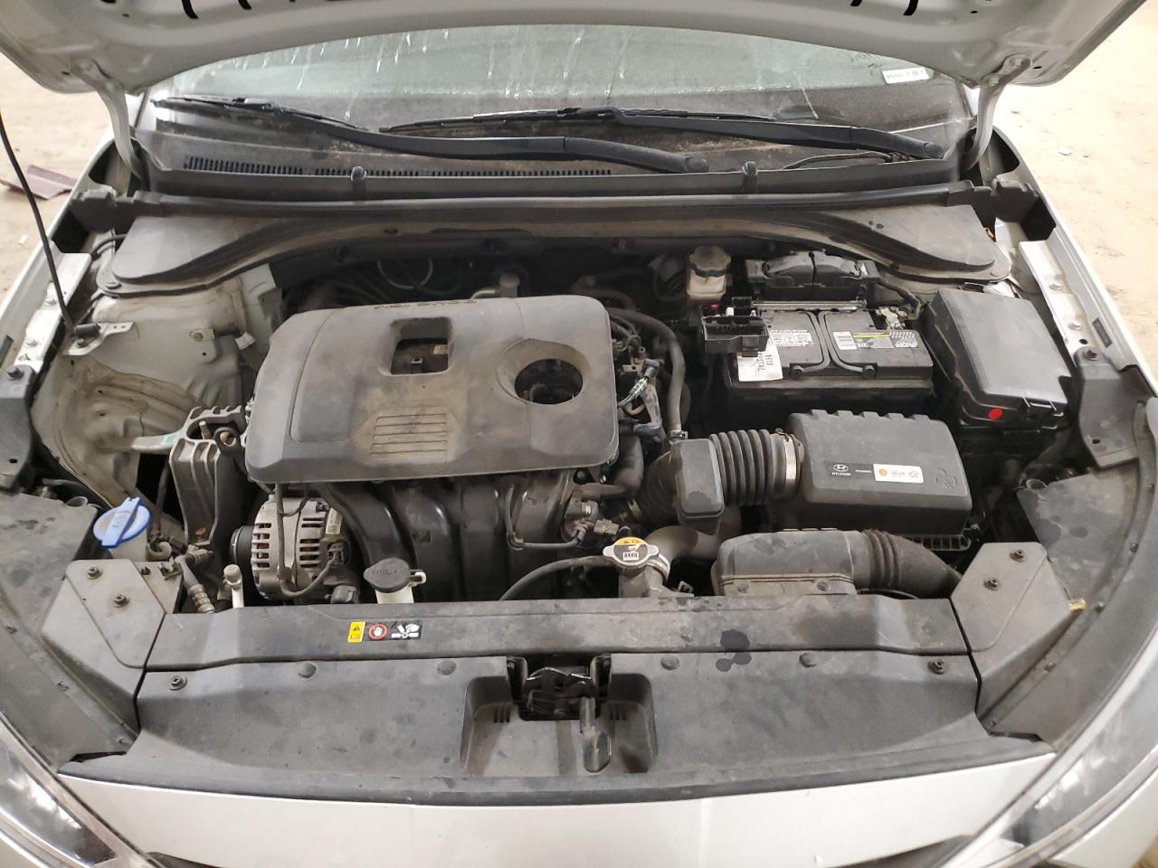2019 Hyundai Elantra VIN 5NPD74LF0KH447499 Copart auction photo, vandalism damage thumbnail 11