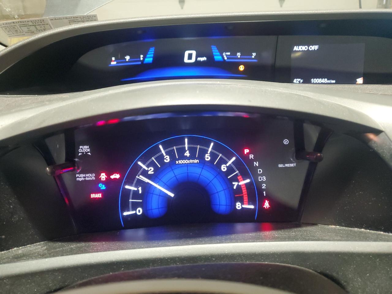 2012 Honda Civic VIN 2HGFB2F86CH303279 Copart auction photo, rear end damage thumbnail 9