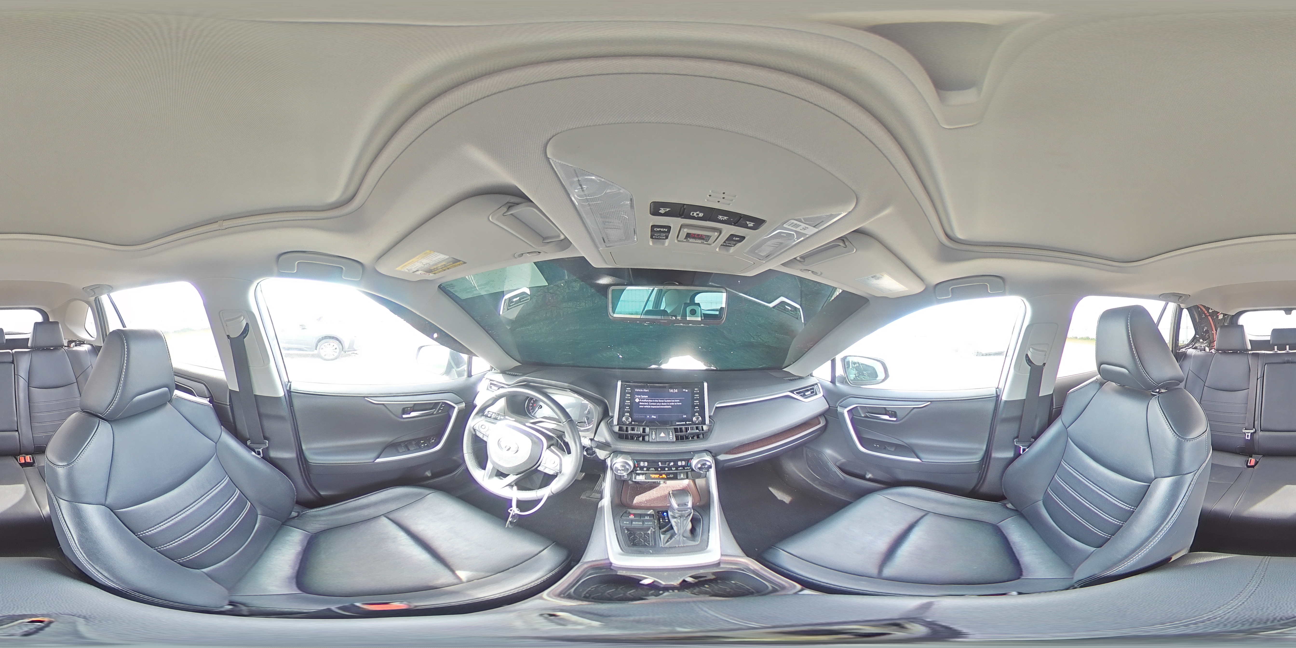 2019 Toyota RAV 4 VIN 2T3Y1RFV7KW009123 Copart auction photo, rear end damage thumbnail 14