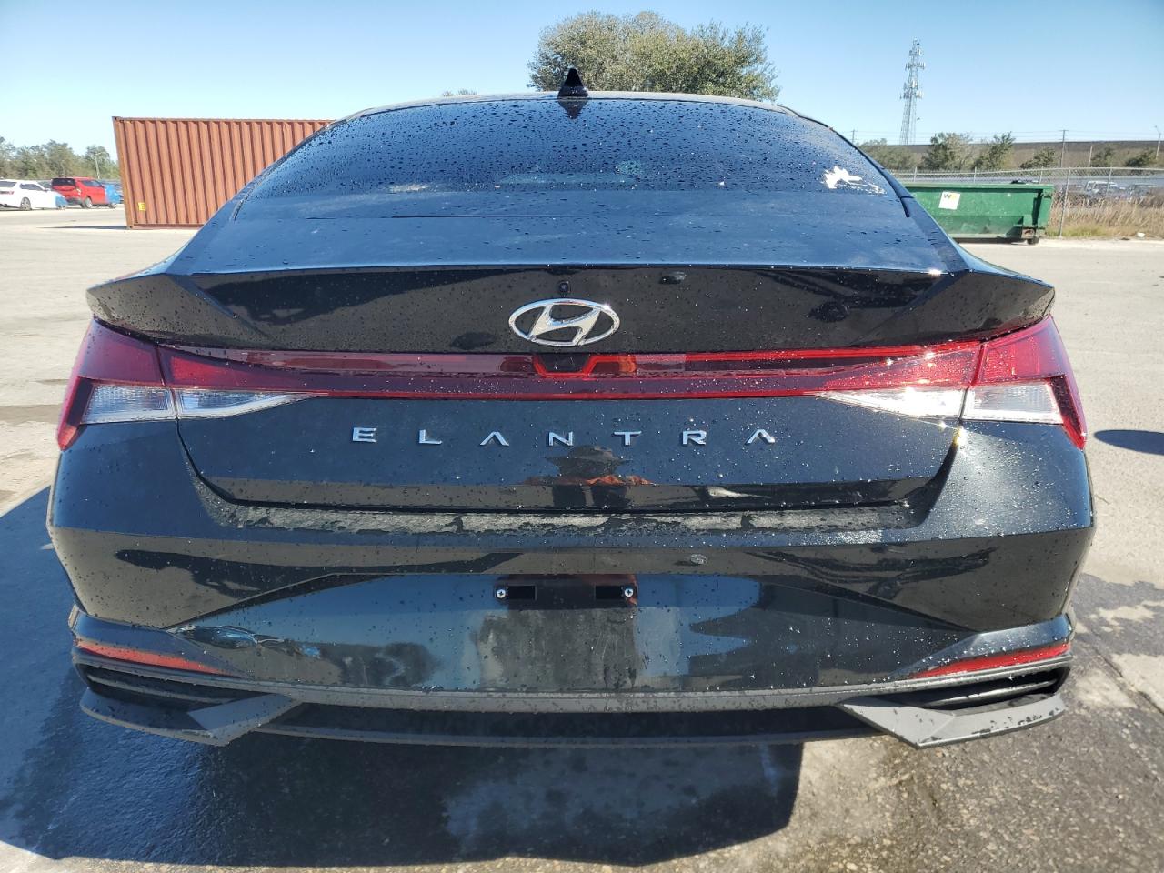 2023 Hyundai Elantra VIN 5NPLM4AG4PH092294 Copart auction photo, front end / side damage thumbnail 6