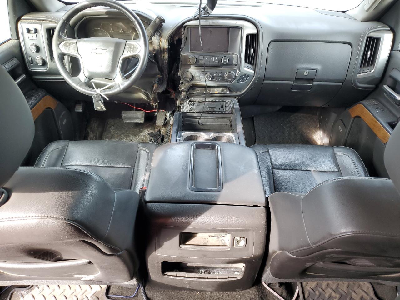 2014 Chevrolet Silverado VIN 3GCUKSEC0EG453855 Copart auction photo, burn - interior / minor dent/scratches damage thumbnail 8