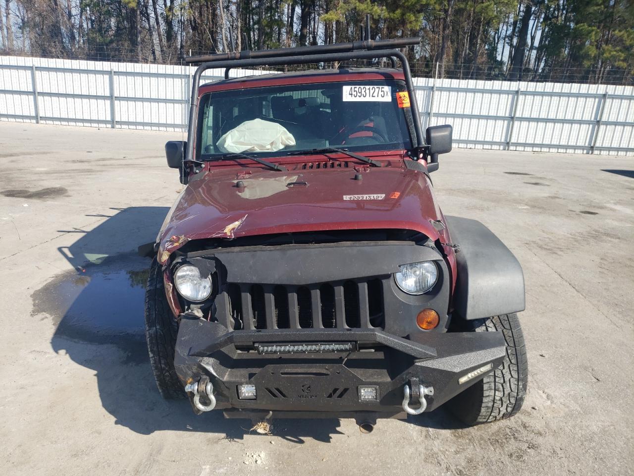2010 Jeep Wrangler VIN 1J4AA2D18AL196134 Copart auction photo, all over / undercarriage damage thumbnail 5