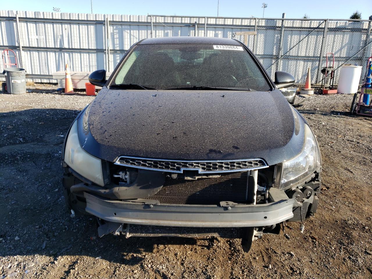 2012 Chevrolet Cruze VIN 1G1PF5SCXC7133418 Copart auction photo, front end / side damage thumbnail 5