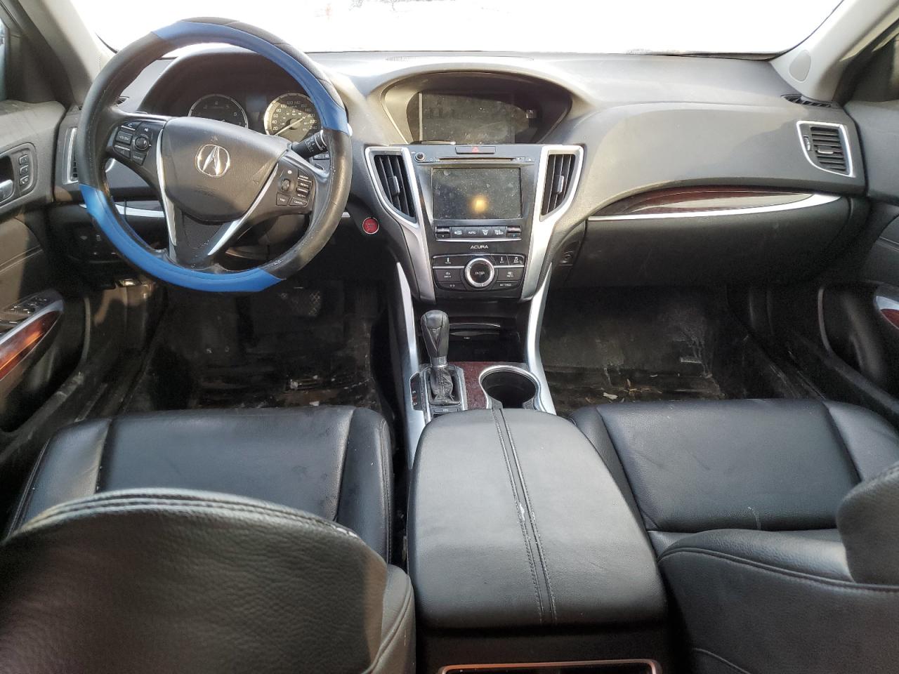 2015 Acura TLX VIN 19UUB1F35FA801501 Copart auction photo, rear end / minor dent/scratches damage thumbnail 8