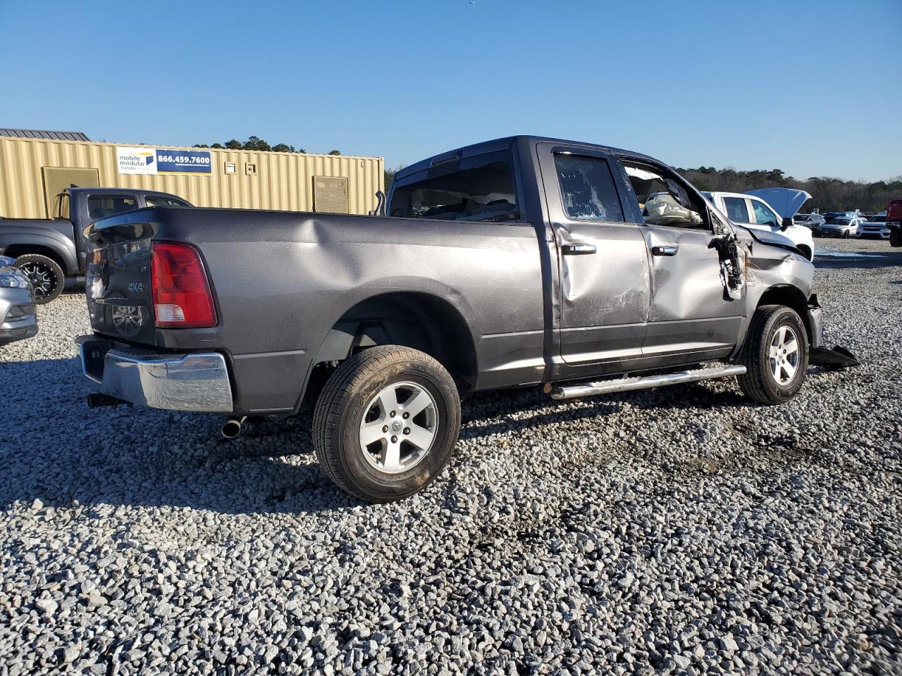 2014 RAM 1500 VIN 1C6RR7GT0ES294203 Copart auction photo, all over damage thumbnail 3