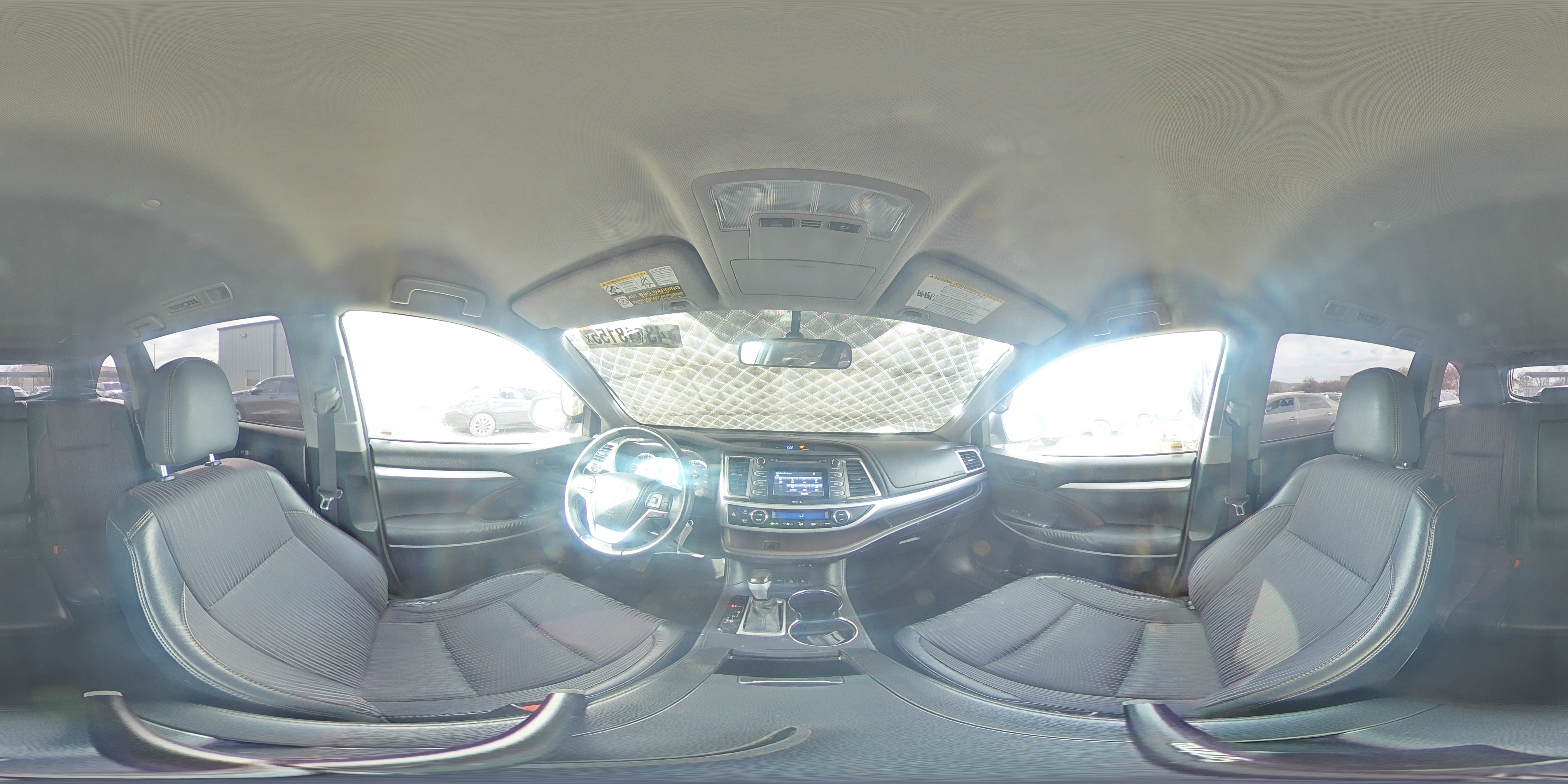 2015 Toyota Highlander VIN 5TDBKRFH5FS091115 Copart auction photo, front end damage thumbnail 16