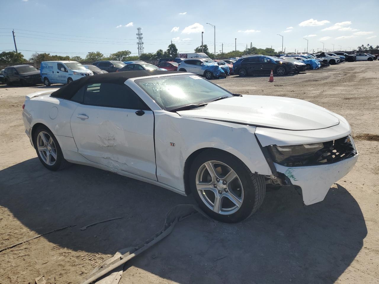 2019 Chevrolet Camaro VIN 1G1FB3DS2K0123666 Copart auction photo, all over damage thumbnail 4