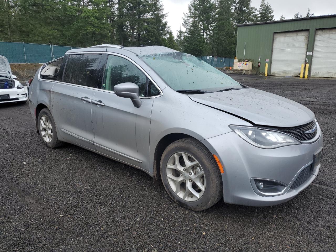 2018 Chrysler Pacifica VIN 2C4RC1EG2JR271577 Copart auction photo, all over / top/roof damage thumbnail 4