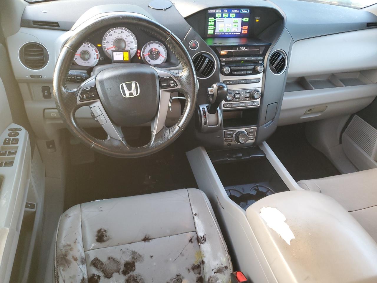 2012 Honda Pilot VIN 5FNYF3H77CB016822 Copart auction photo, water/flood damage thumbnail 8