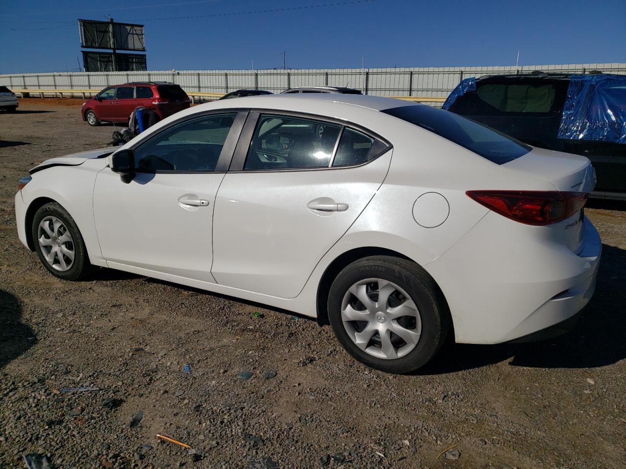 2018 Mazda 3 VIN 3MZBN1U79JM173891 Copart auction photo, front end / side damage thumbnail 2
