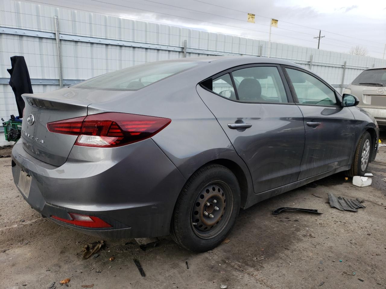 2020 Hyundai Elantra VIN 5NPD74LF3LH498139 Copart auction photo, vandalism / side damage thumbnail 3