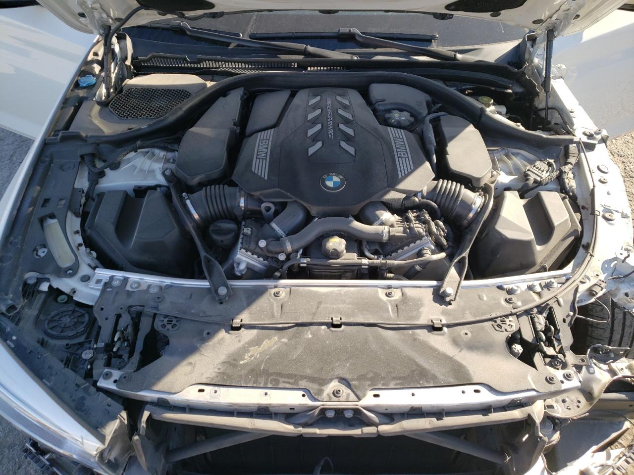 2020 BMW M5 VIN WBAJS7C09LCD86584 Copart auction photo, front end / side damage thumbnail 11