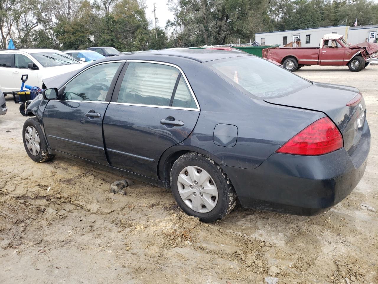 2007 Honda Accord VIN 1HGCM56777A065937 Copart auction photo, front end / side damage thumbnail 2