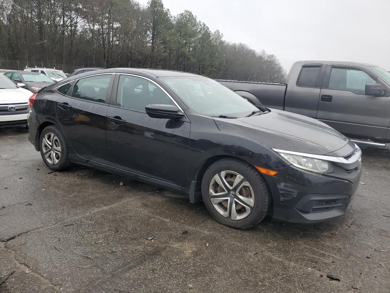 2018 Honda Civic VIN 2HGFC2F56JH529886 Copart auction photo, rear end damage thumbnail 4
