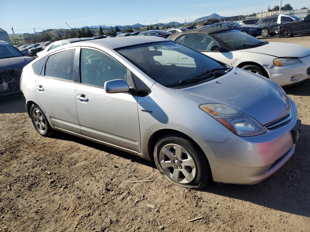 2007 Toyota Prius VIN JTDKB20U777637356 Copart auction photo, rear end damage thumbnail 4