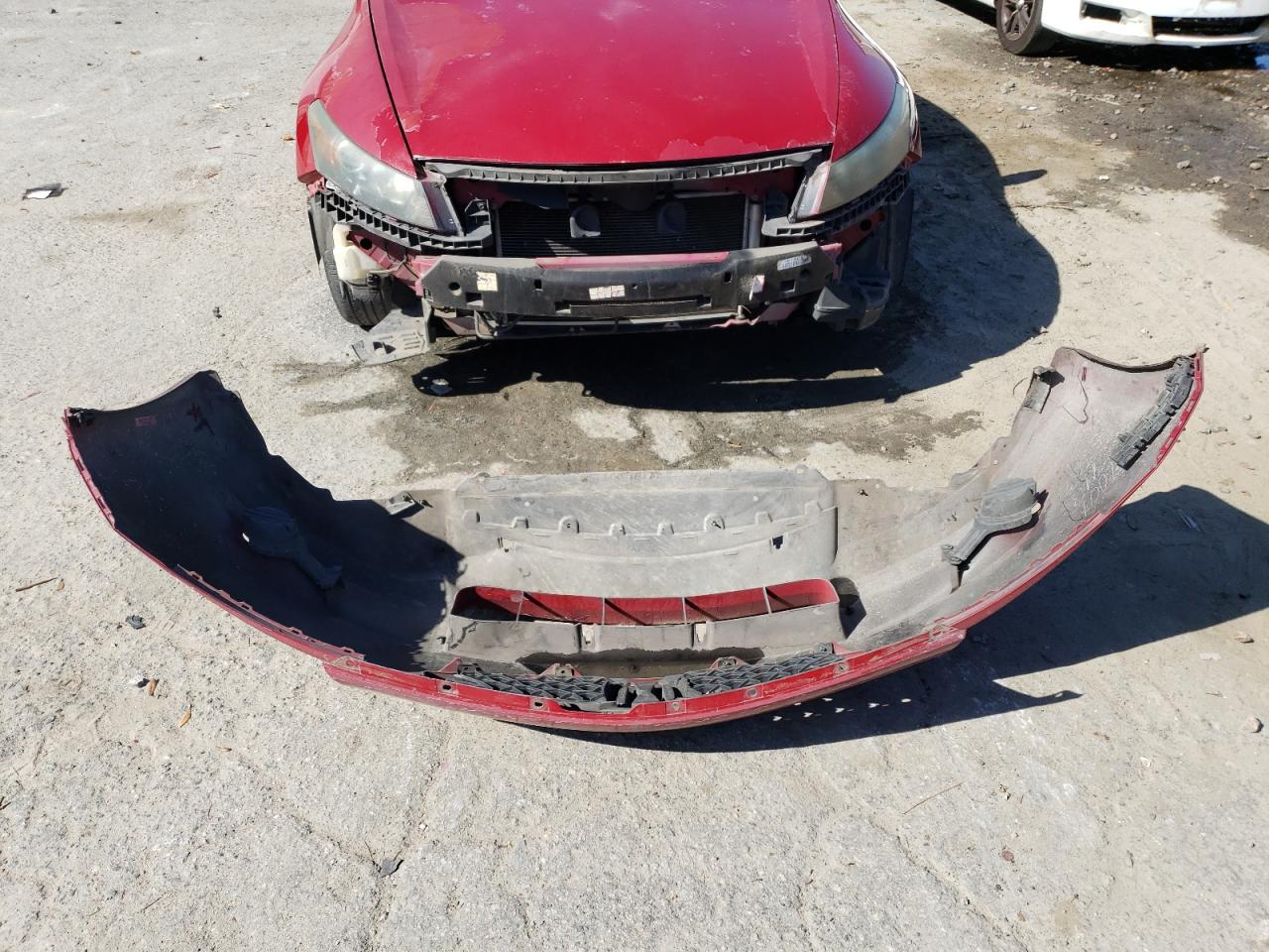 2010 Honda Accord VIN 1HGCS1B38AA019350 Copart auction photo, front end / top/roof damage thumbnail 12