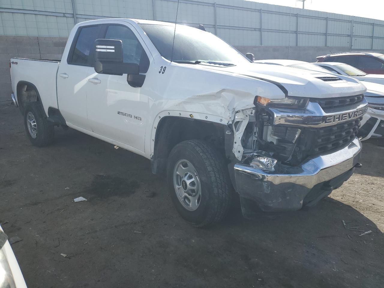 2021 Chevrolet Silverado VIN 1GC5YNEY5MF276607 Copart auction photo, front end damage thumbnail 4