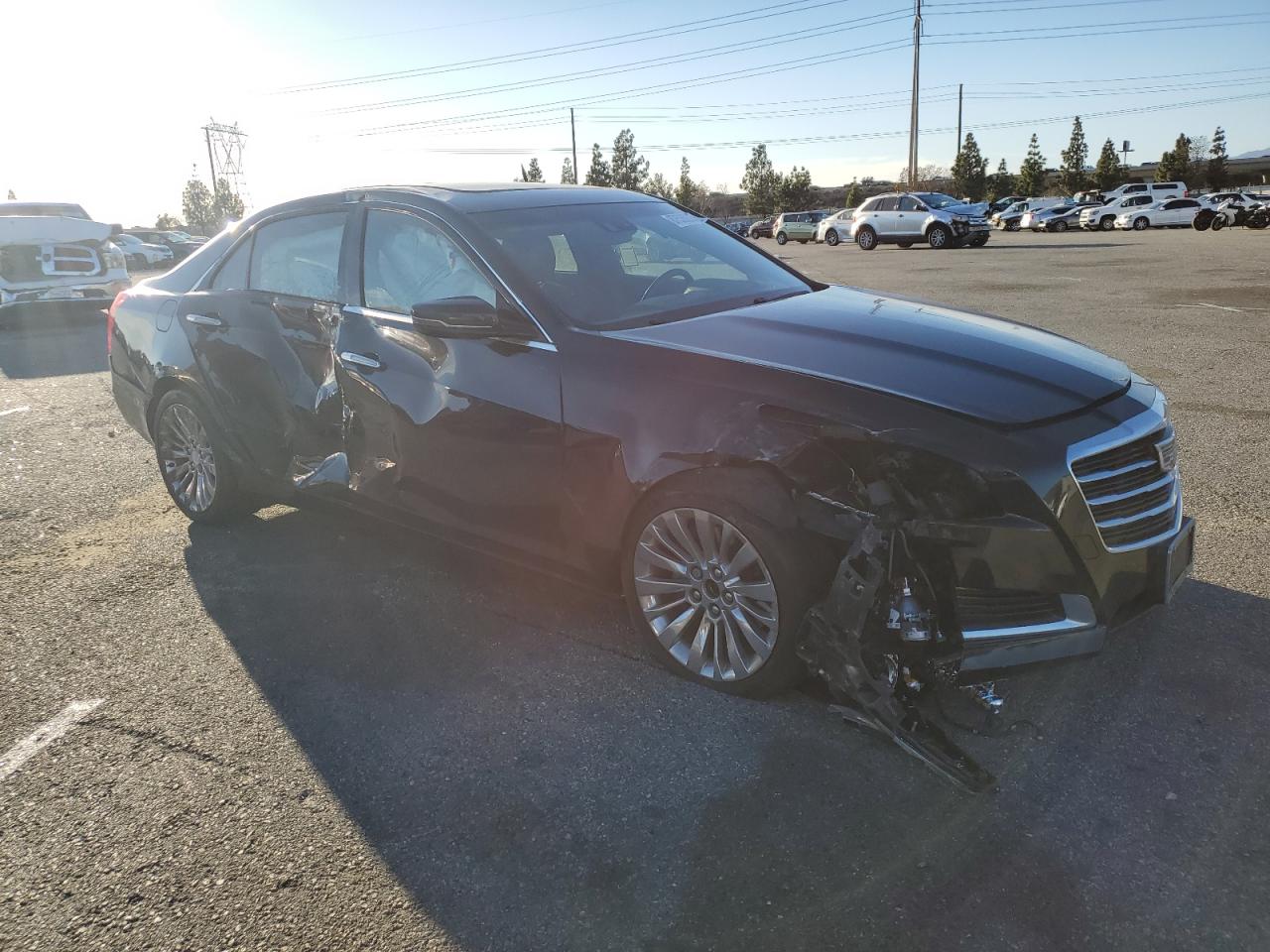2016 Cadillac CTS VIN 1G6AT5SS8G0185760 Copart auction photo, all over / undercarriage damage thumbnail 4