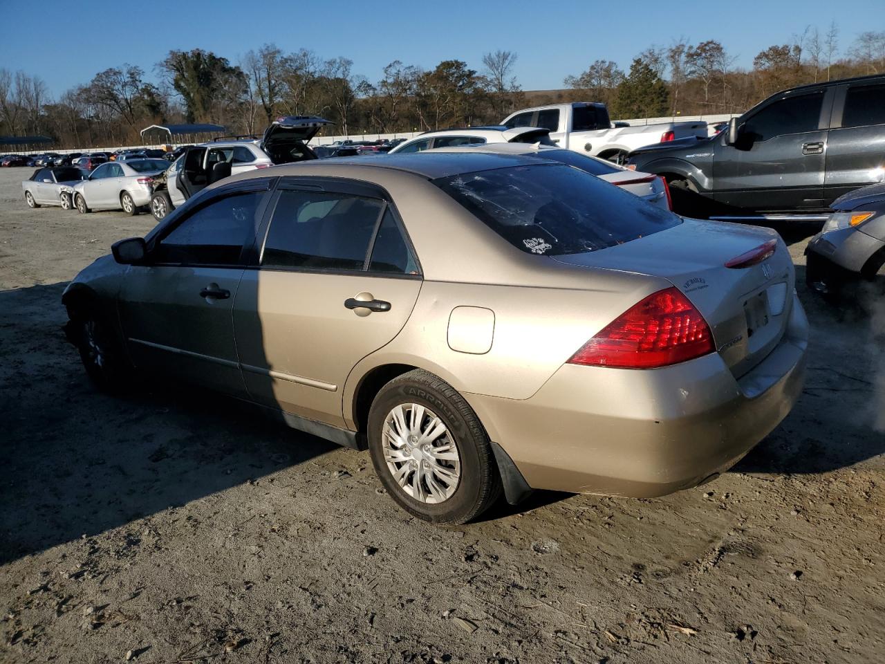 2007 Honda Accord VIN 1HGCM56127A075612 Copart auction photo, front end damage thumbnail 2