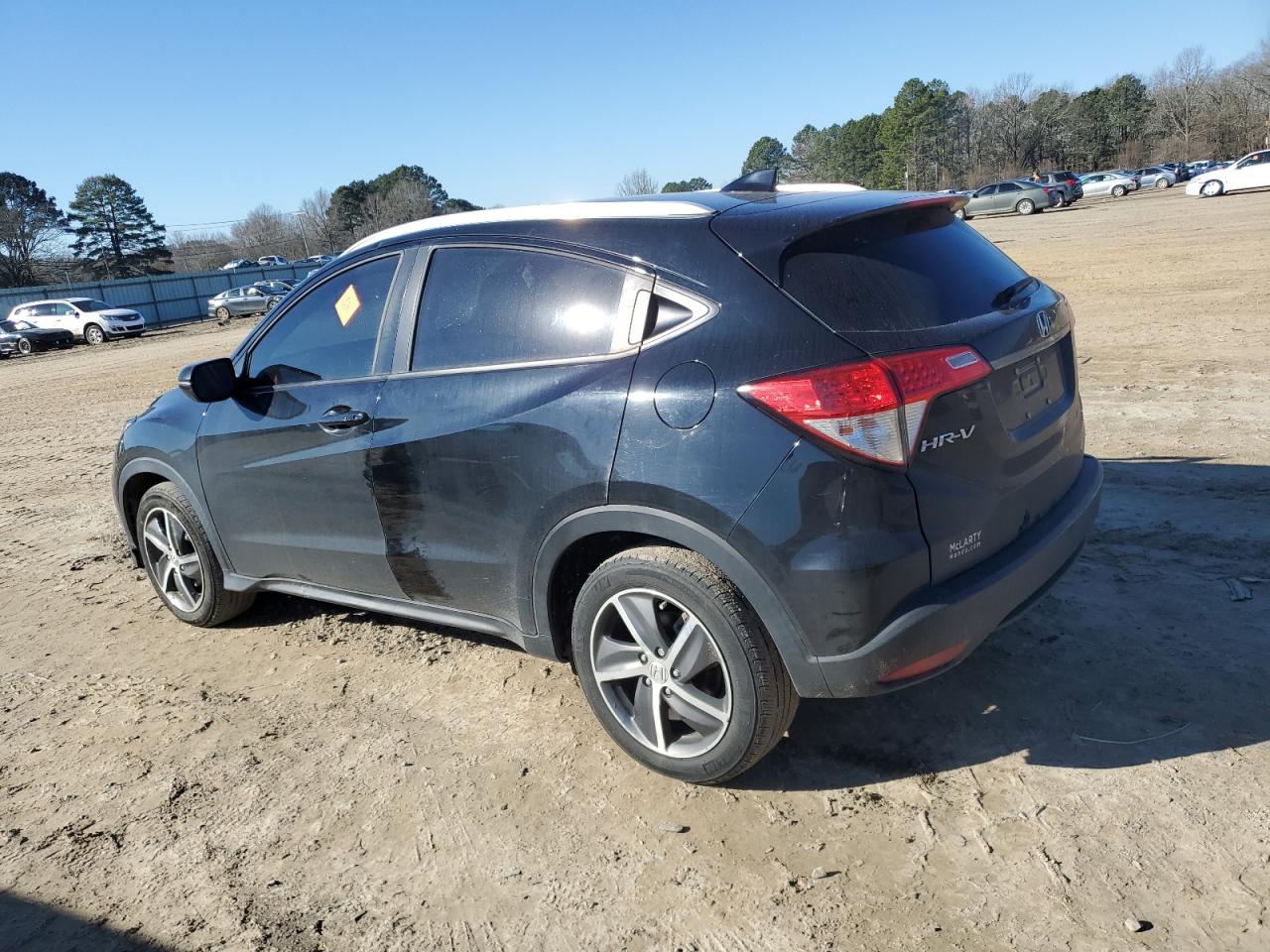 2022 Honda HR-V VIN 3CZRU5H7XNM718826 Copart auction photo, side / front end damage thumbnail 2