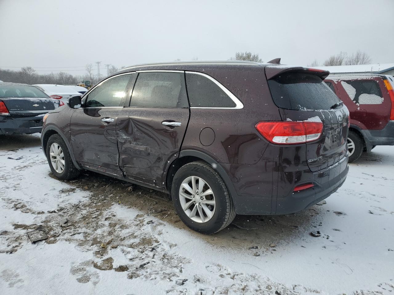 2016 KIA Sorento VIN 5XYPG4A36GG065286 Copart auction photo, side damage thumbnail 2