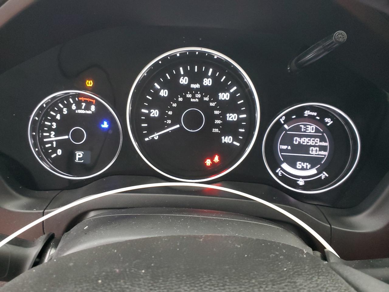 2019 Honda HR-V VIN 3CZRU5H11KG708594 Copart auction photo, front end damage thumbnail 9