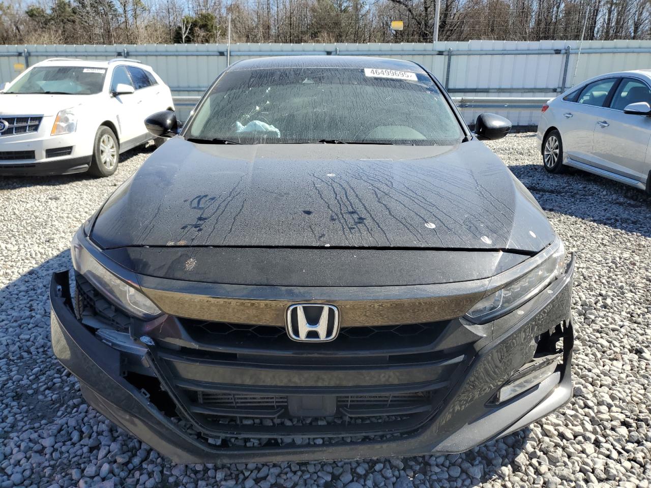 2020 Honda Accord VIN 1HGCV1F31LA058141 Copart auction photo, front end / side damage thumbnail 5